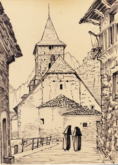 Beatas camino de la Iglesia de Plan, Valle de Gistau