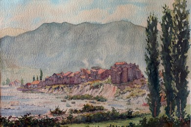 PUEBLO JUNTO AL RIO